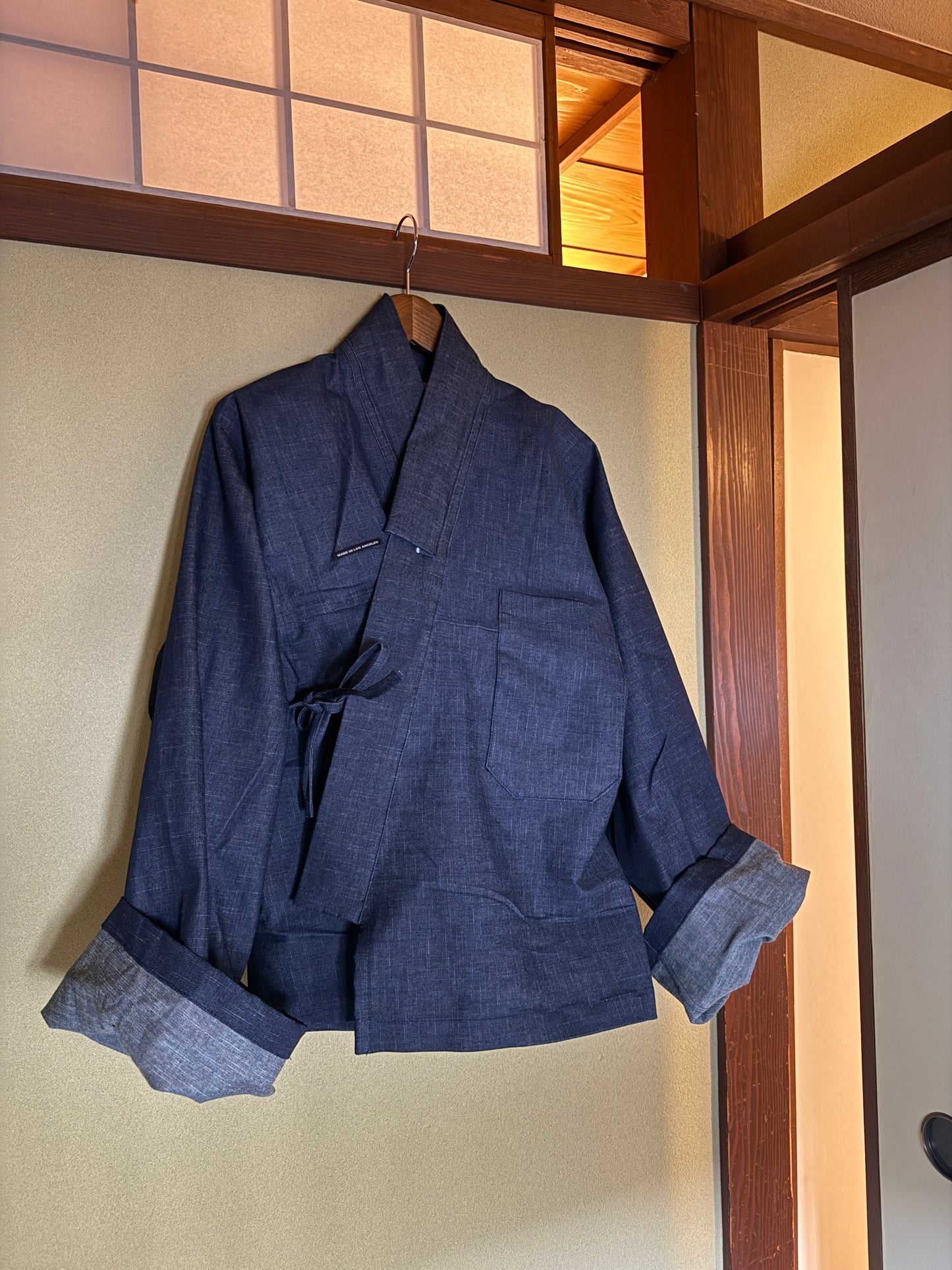 Denim jean jacket kimono - Made in LA